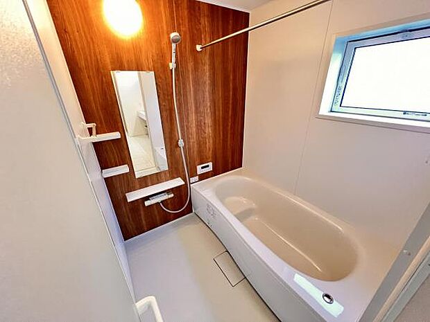 お風呂でほっとひといき。1日の疲れを癒しましょう。