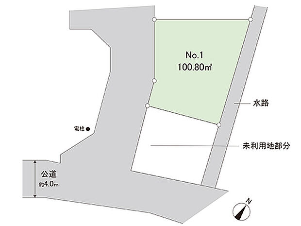 区画図です。図面と異なる場合は現況を優先させていただきます。