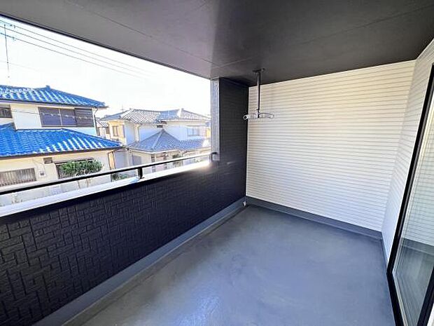 お洗濯ものを気持ち良く太陽の光で干せるのが嬉しいですね。