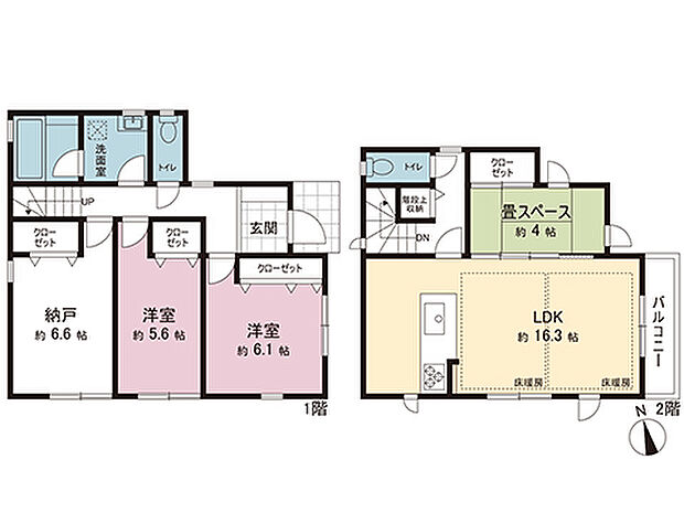 間取図です。図面と異なる場合は現況を優先させていただきます。