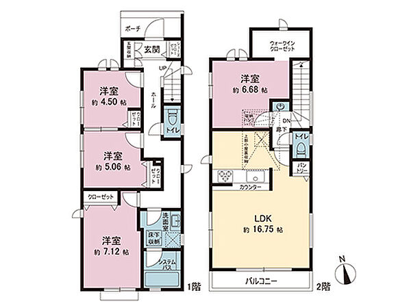 間取りを拡大表示