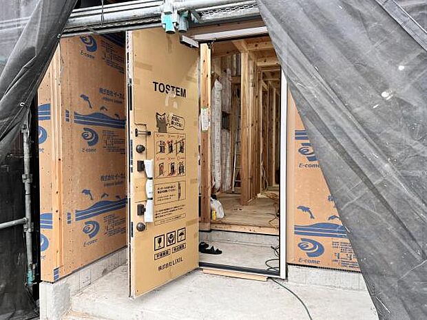 いつも気持ちよくご家族を迎えられる玄関です。