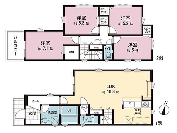 間取図です。図面と異なる場合は現況を優先させていただきます。