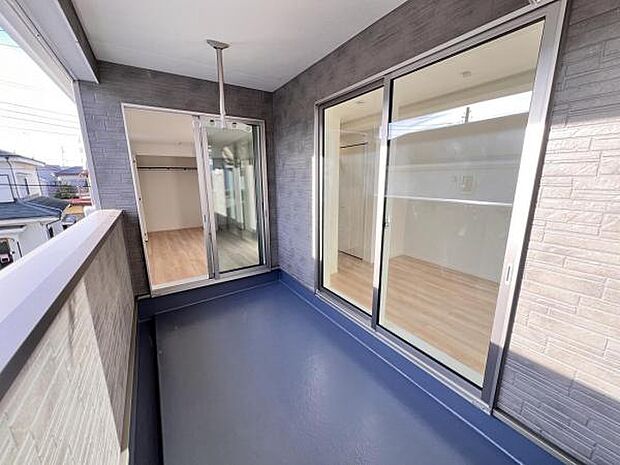 お洗濯ものを気持ち良く太陽の光で干せるのが嬉しいですね。