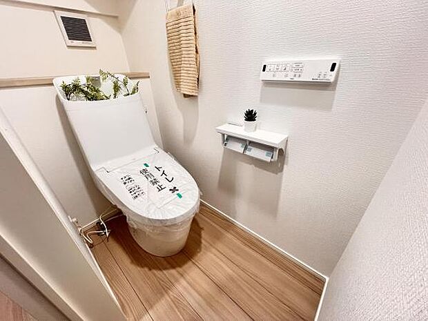 ほっと安らげるトイレ空間です。