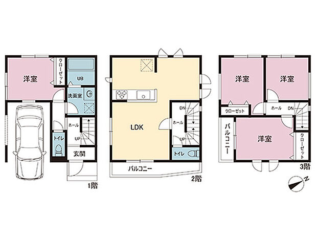 間取図です。図面と異なる場合は現況を優先させていただきます。