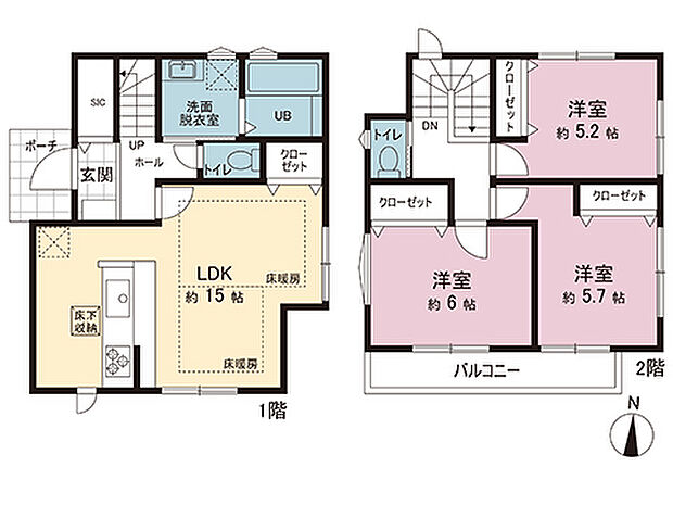 間取図です。図面と異なる場合は現況を優先させていただきます。