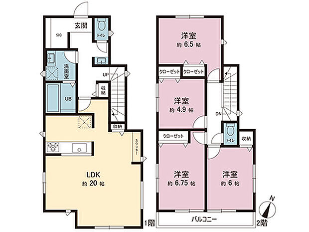 間取図です。図面と異なる場合は現況を優先させていただきます。