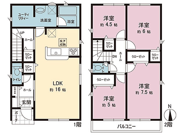 間取図です。図面と異なる場合は現況を優先させていただきます。