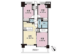 間取図画像 3LDK