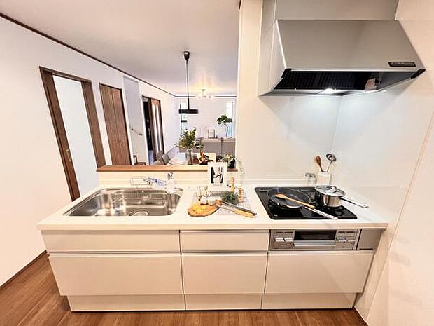 料理の時間が楽しくなるキッチンスペースです。