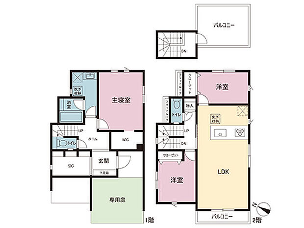 間取図です。図面と異なる場合は現況を優先させていただきます。