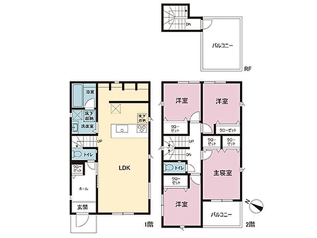 間取図です。図面と異なる場合は現況を優先させていただきます。