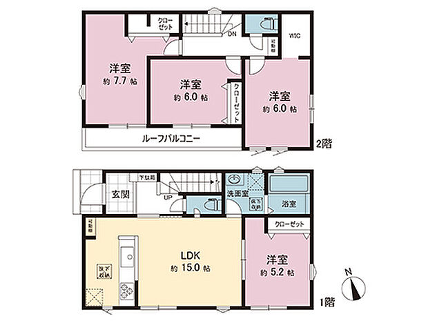 間取図です。図面と異なる場合は現況を優先させていただきます。