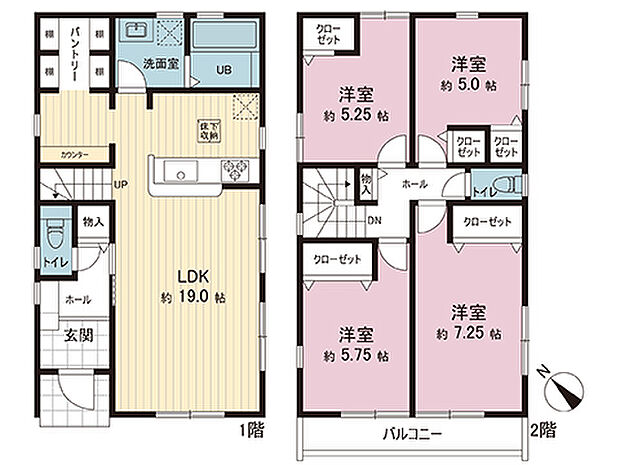 間取図です。図面と異なる場合は現況を優先させていただきます。