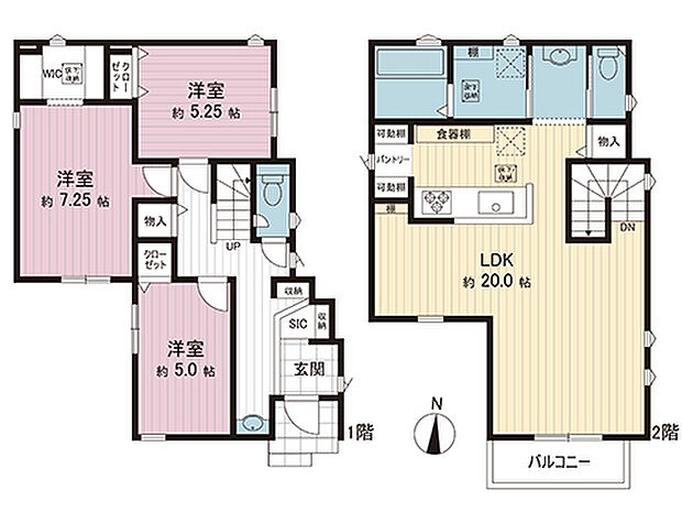 間取図です。図面と異なる場合は現況を優先させていただきます。