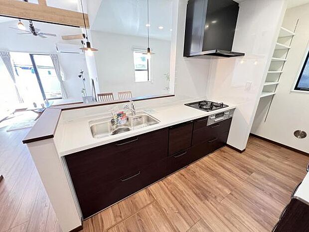 料理の時間が楽しくなるキッチンスペースです。