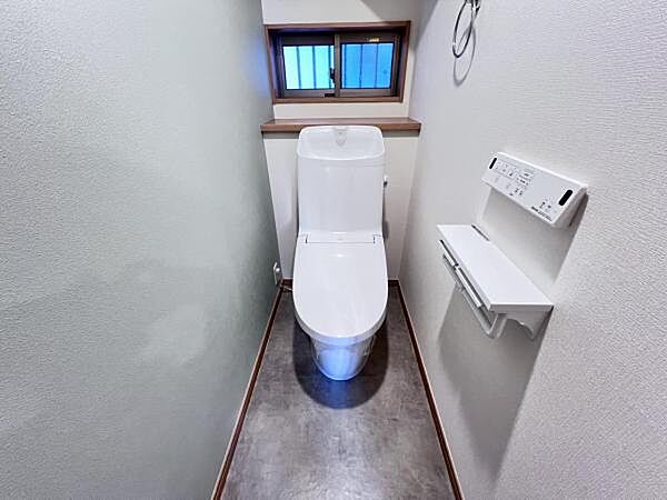 ほっと安らげるトイレ空間です。