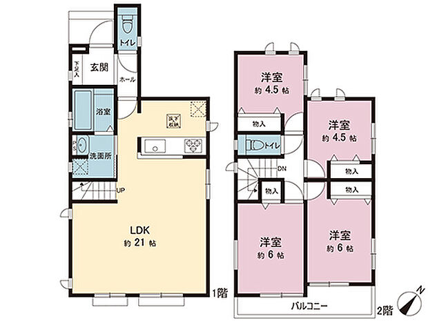 間取図です。図面と異なる場合は現況を優先させていただきます。