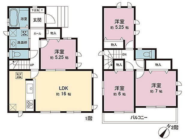 間取図です。図面と異なる場合は現況を優先させていただきます。