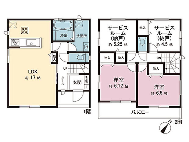 間取図です。図面と異なる場合は現況を優先させていただきます。