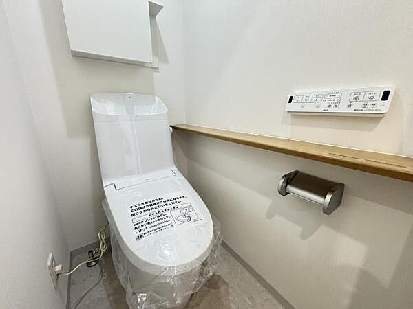 ほっと安らげるトイレ空間です。