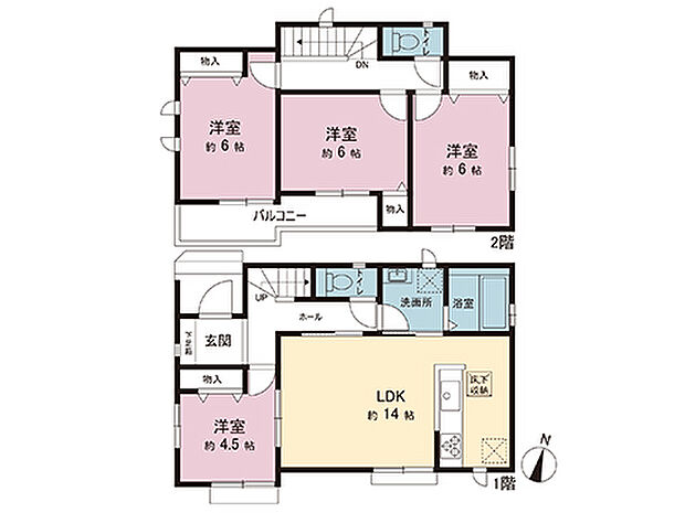 間取図です。図面と異なる場合は現況を優先させていただきます。