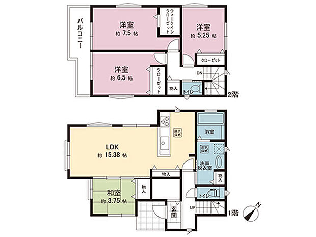 間取図です。図面と異なる場合は現況を優先させていただきます。