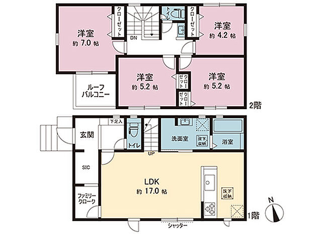 間取図です。図面と異なる場合は現況を優先させていただきます。