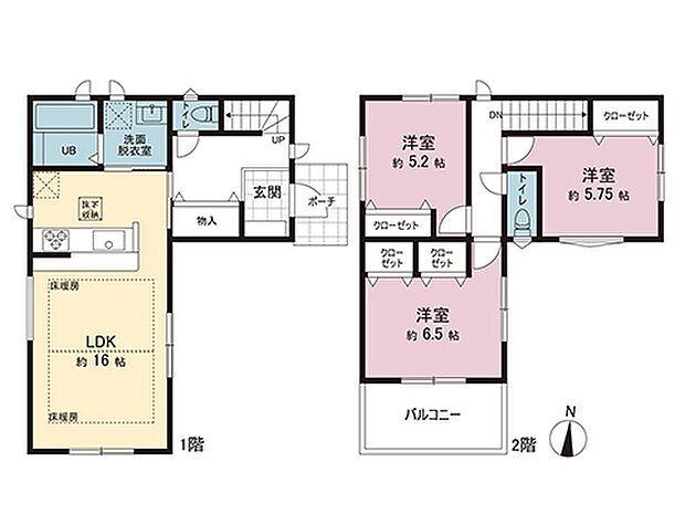 間取図です。図面と異なる場合は現況を優先させていただきます。