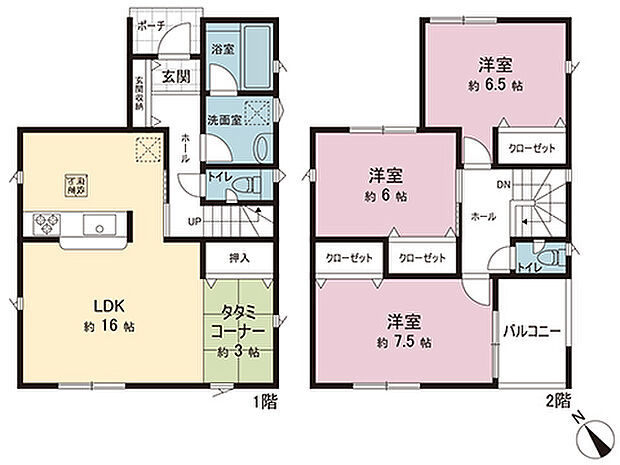 間取図です。図面と異なる場合は現況を優先させていただきます。