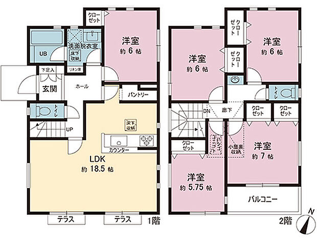 間取図です。図面と異なる場合は現況を優先させていただきます。