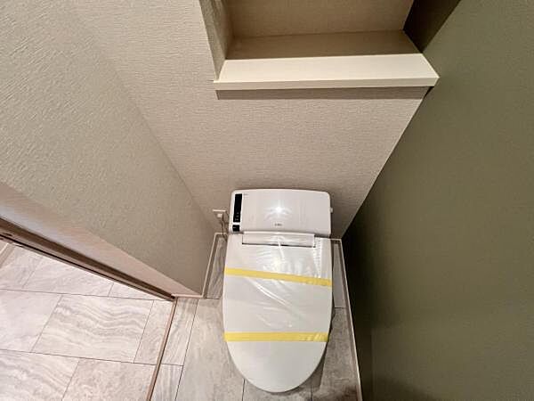ほっと安らげるトイレ空間です。