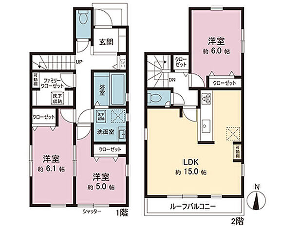 間取図です。図面と異なる場合は現況を優先させていただきます。
