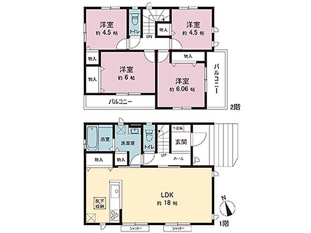 間取図です。図面と異なる場合は現況を優先させていただきます。