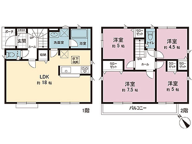 間取図です。図面と異なる場合は現況を優先させていただきます。