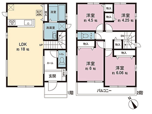 間取図です。図面と異なる場合は現況を優先させていただきます。