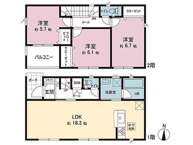 間取図です。図面と異なる場合は現況を優先させていただきます。