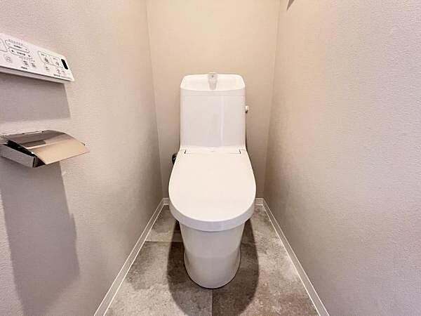 ほっと安らげるトイレ空間です。
