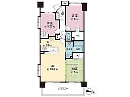 サンクレイドル大和深見 3LDKの間取図画像