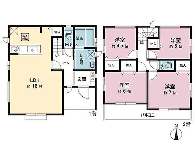 間取図です。図面と異なる場合は現況を優先させていただきます。