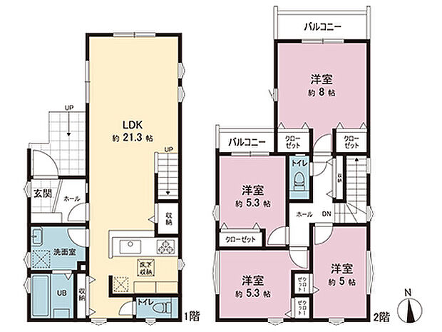 間取図です。図面と異なる場合は現況を優先させていただきます。