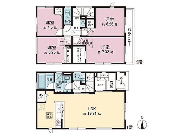 間取図です。図面と異なる場合は現況を優先させていただきます。