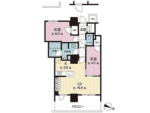 間取図です。図面と異なる場合は現況を優先させていただきます。