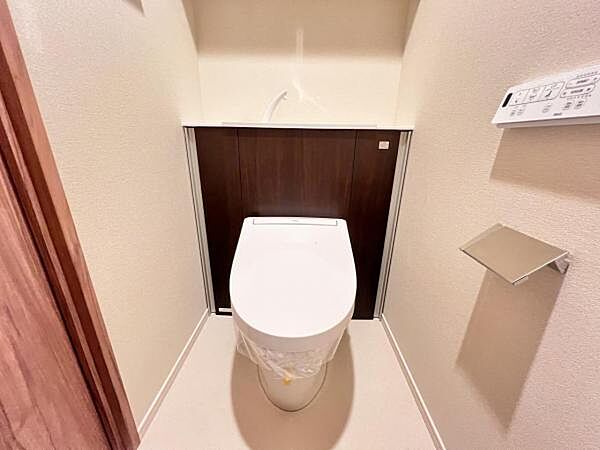 ほっと安らげるトイレ空間です。