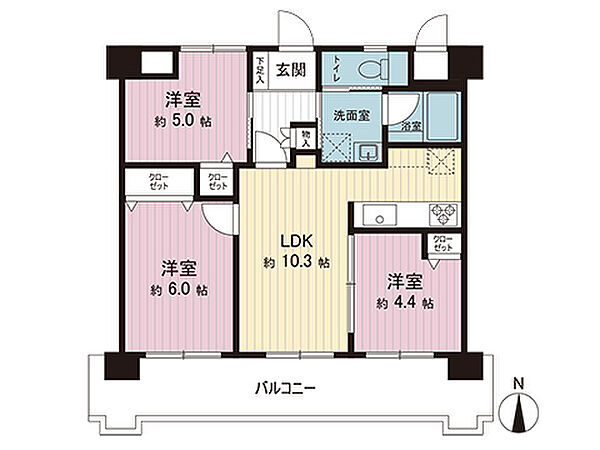 間取図です。図面と異なる場合は現況を優先させていただきます。