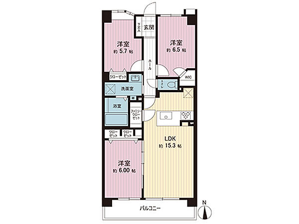 間取図です。図面と異なる場合は現況を優先させていただきます。