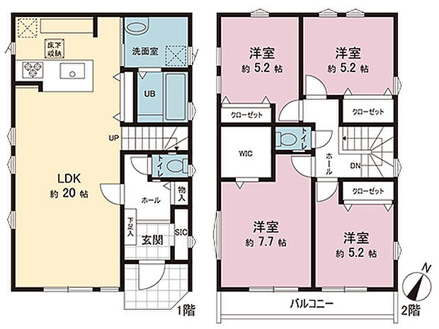 間取図です。図面と異なる場合は現況を優先させていただきます。