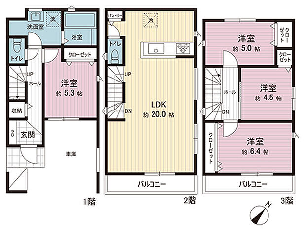 間取図です。図面と異なる場合は現況を優先させていただきます。