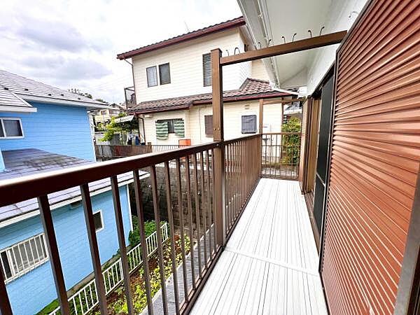 お洗濯ものを気持ち良く太陽の光で干せるのが嬉しいですね。